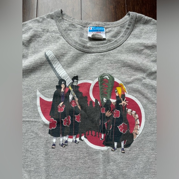 Champion Naruto Anime Graphic Gray T-Shirt - Picture 2 of 4